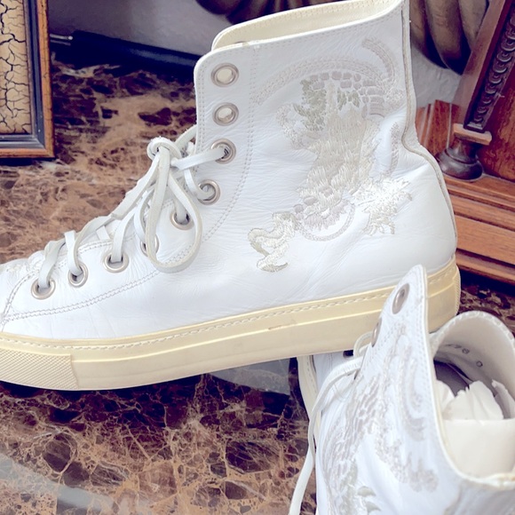 GUCCI MEN’s “RARE VINTAGE HIGH LEATHER HIGH TOPS” - Picture 2 of 16